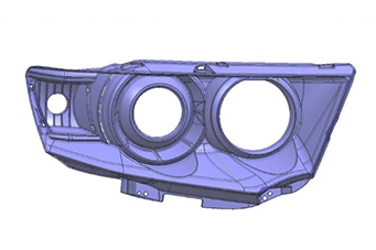 汽车大灯注塑模具设计制造